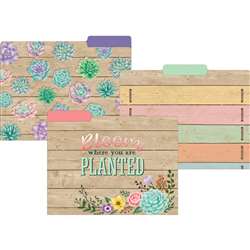 Rustic Bloom File Folders, TCR8539