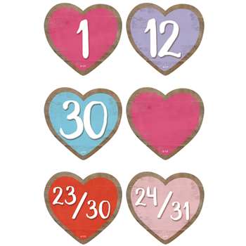 Hearts Calendar Days Home Sweet Classroom, TCR8550