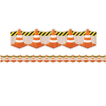 Construction Cones Die-Cut Border, TCR8741