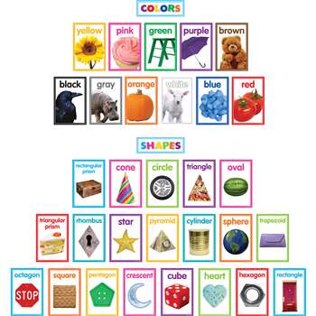 Colorful Photo Shapes & Colrs Bulletin Board St, TCR8799