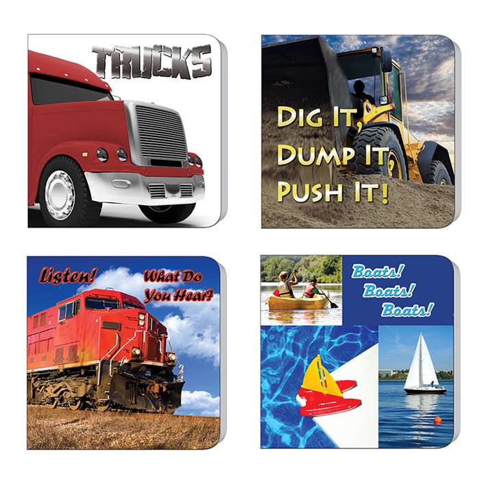 Things That Go Board Books Set Of 4, TCR90064