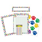 Colorful Paw Prints Classroom Pack By Teacher Created Resources