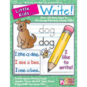 Little Kids Can Write Ages 3-6 By Teachers Friend
