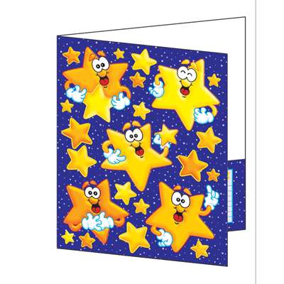 Pocket Folder Look To The Stars Plastic Coated By Teachers Friend