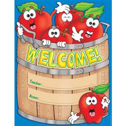 Chart Welcome Basket 17X22 Plastic Coated By Teachers Friend