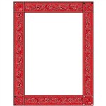 Red Bandana Design Paper By Teachers Friend