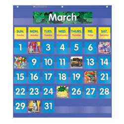 Monthly Calendar Pocket Chart Gr K-5 By Teachers Friend