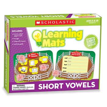Short Vowels Mats By Teachers Friend