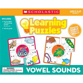 Vowel Sounds Learning Puzzles By Teachers Friend