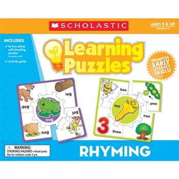 Rhyming Learning Puzzles By Teachers Friend