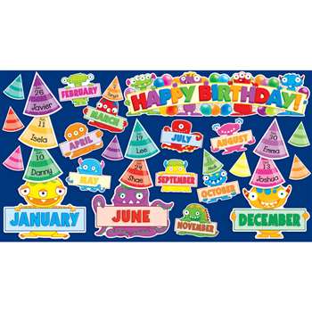 Monsters Birthday Mini Bulletin Board Set By Teachers Friend