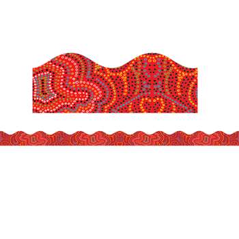 Aboriginal Art Scalloped Trimmer By Teachers Friend