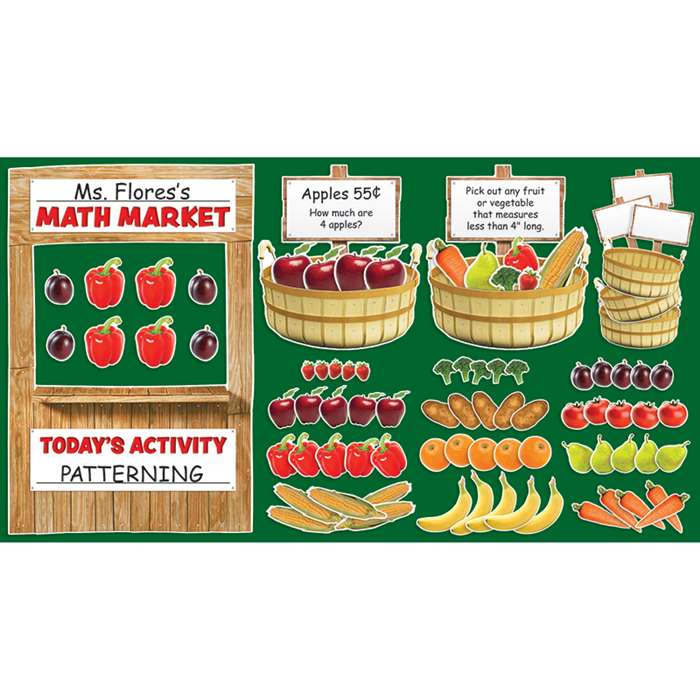 Farmers Market Math Bulletin Board Set By Teachers Friend