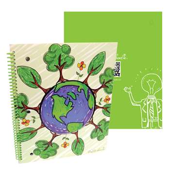 Shop Stylez Sprout 70 Pg Spiral Notebook - Tkd04287 By Axis Group