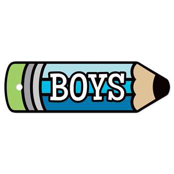 Plastic Hall Pass Boys Pencil, TOP10112