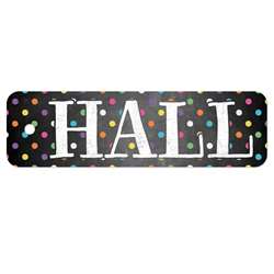 Plastic Hall Pass Chalkboard Dots, TOP10155