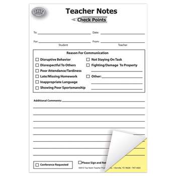 Check Points Teacher Notes - Top4920 By Top Notch Teacher Products