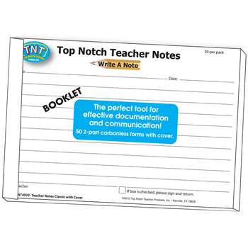Write A Note Booklet - Top4922 By Top Notch Teacher Products