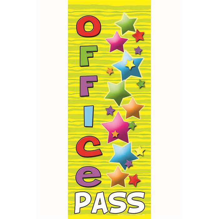 Passes Office Pass - Top5323 By Top Notch Teacher Products