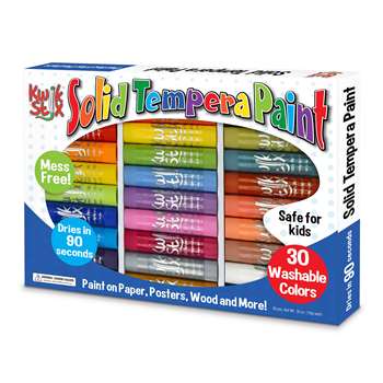 Tempera Paint Art Set 30 Colors Kwik Stix, TPG681