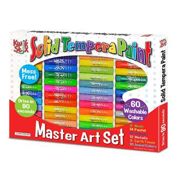 Tempera Paint Art Set 60 Colors Kwik Stix, TPG690