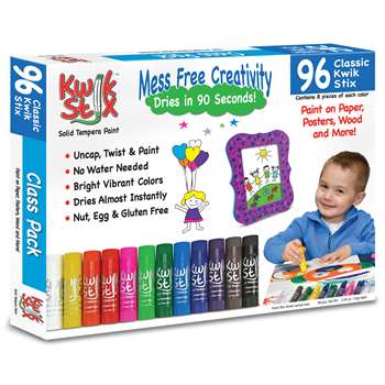 Kwik Stix Tempera Paint Classpack 96Pc Set, TPG696