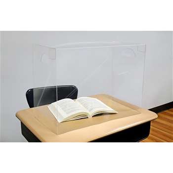 Personal Space Dsk Divider Clear Lg For Middle Sch, TPG988