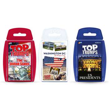 Top Trumps 3Game Bundle Red White & Blue, TPU003873