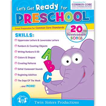 Lets Get Ready For Preschool Activity Book, TWIN4041