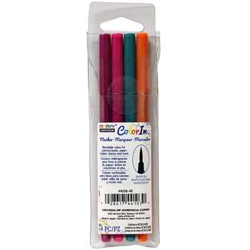 4 Piece Set Brush Tip Bright Colors, UCH4400B4B