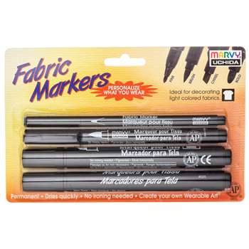 Laundry Fabric Markers 4 Pack, UCH51244A