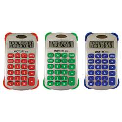 Colorful 8 Digit Handheld Calculator - Vct910 By Victor Technology