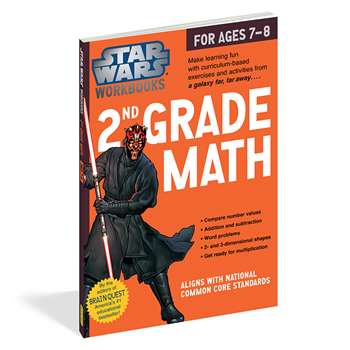 Star Wars Workbook Math Gr 2, WP-17809