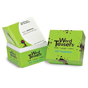 Wordteasers Flash Cards Sat Vobaculary - Wt-7205 By Word Teasers