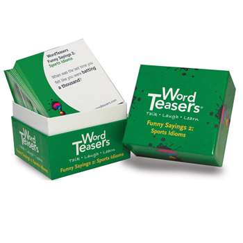Wordteasers Flash Cards Funny Sayings 2 Sports Idioms - Wt-7274 By Word Teasers