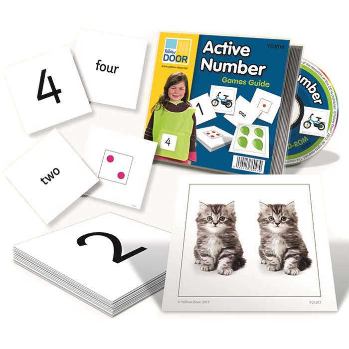 Shop Active Number Cards - Yus1018 By Yellow Door Us