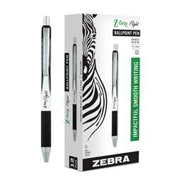 Z-Grip Flight Pens Black Dozen Retractable, ZEB21910