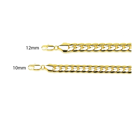 30" GOLD MIAMI CUBAN CHAIN / CHMC 030 G