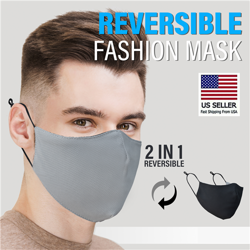 REVERSIBLE REUSABLE FACE MASK (20PCS/PK) / FM 103