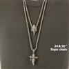 MINI DOUBLE PENDANT & CHAIN SET / MHC 03