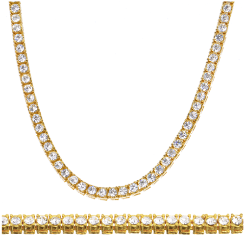 ONE LINE STONE CHAIN / NC 0001