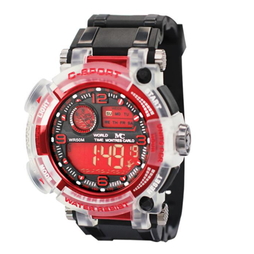 RUBBER BAND DIGITAL WATCH / WR 8614