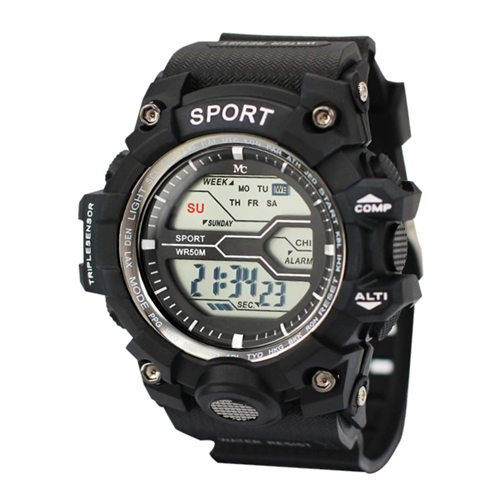 RUBBER BAND DIGITAL WATCH / WR 8616