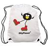 OllyPlanet's famous Olly Rollers design on a backpack! Perfect drawstring bag for kids of all ages!