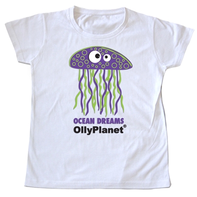 This purple jelly fish toddler tee is too cute!