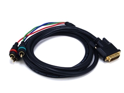WholesaleCables.com 6ft VGA to 3 RCA Component Video Cable (HD15 - 3-RCA) 2508
