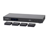 WholesaleCables.com Blackbird 4K 4x4 HDMI Matrix Extender with 4 Receivers, PoC, IR, EDID  21905