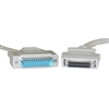 WholesaleCables.com 10FT DB-25(IEEE-1284) Male to Mini/Micro Centronic 36(HPCN36) Male Cable 258