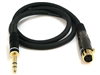 WholesaleCables.com 3ft Premier Series XLR Female to 1/4inch TRS Male 16AWG Cable
