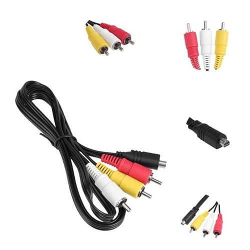 $4.49 VMC-15FS A/V TV Out Audio Video Cable for Sony Camcorder Handycam DCR  Series
